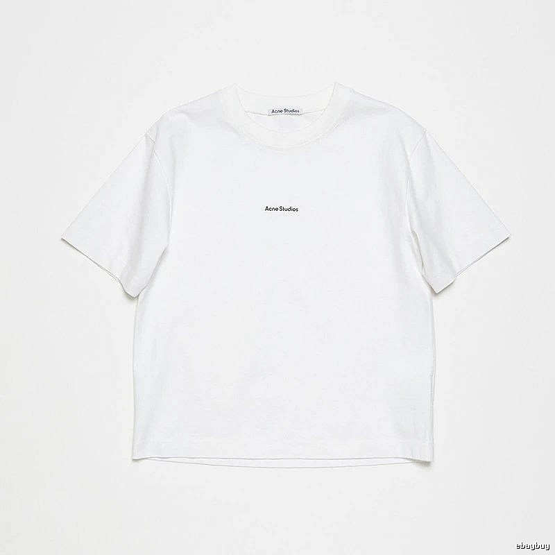 Acne Studios 2090-80 White Style Ac908042 Stockholm Logo T-Shirt Statement Graphic