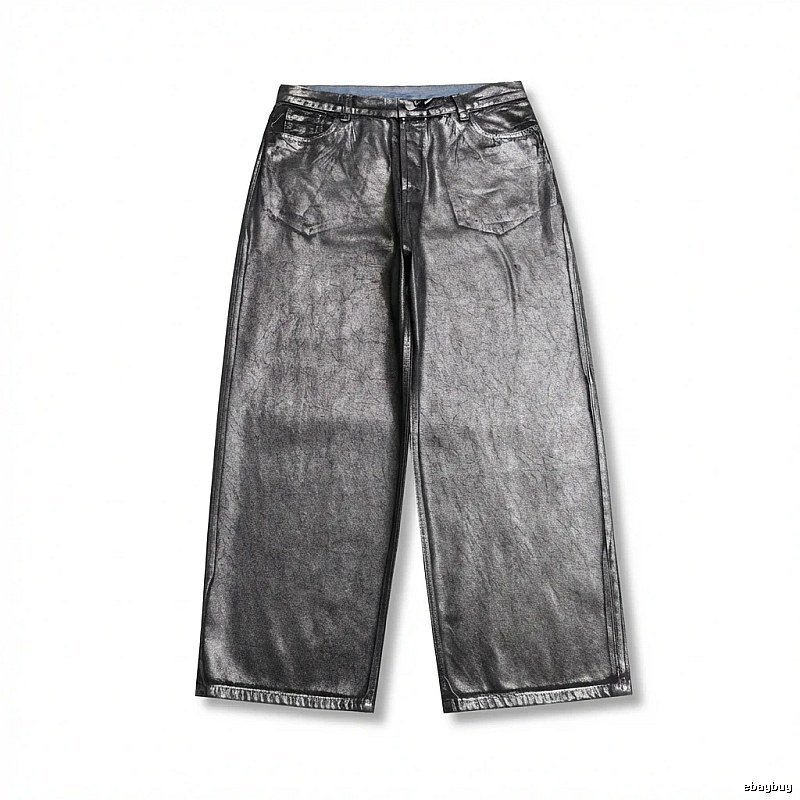 Acne Studios Metallic Wide-Leg Pants