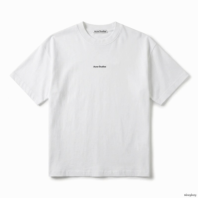 Acne Studios minimalist style white T-shirt