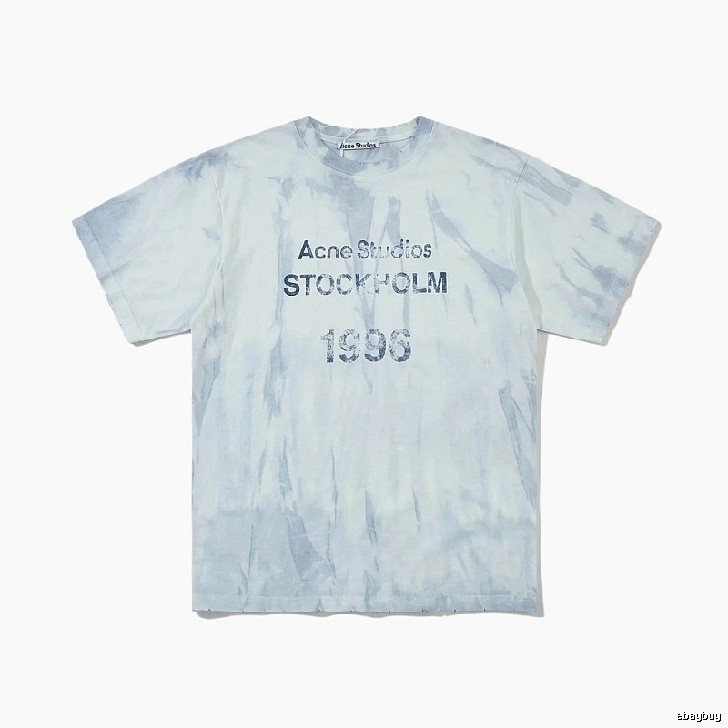 Acne Studios Tie - Dye Style White T - Shirt