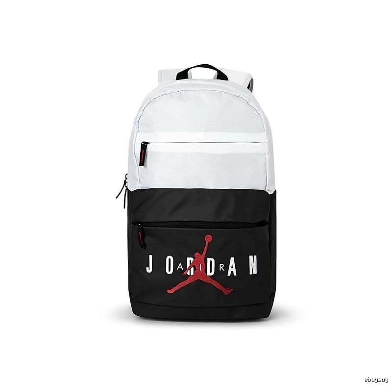 AIR JORDAN Black and White Sports Backpack