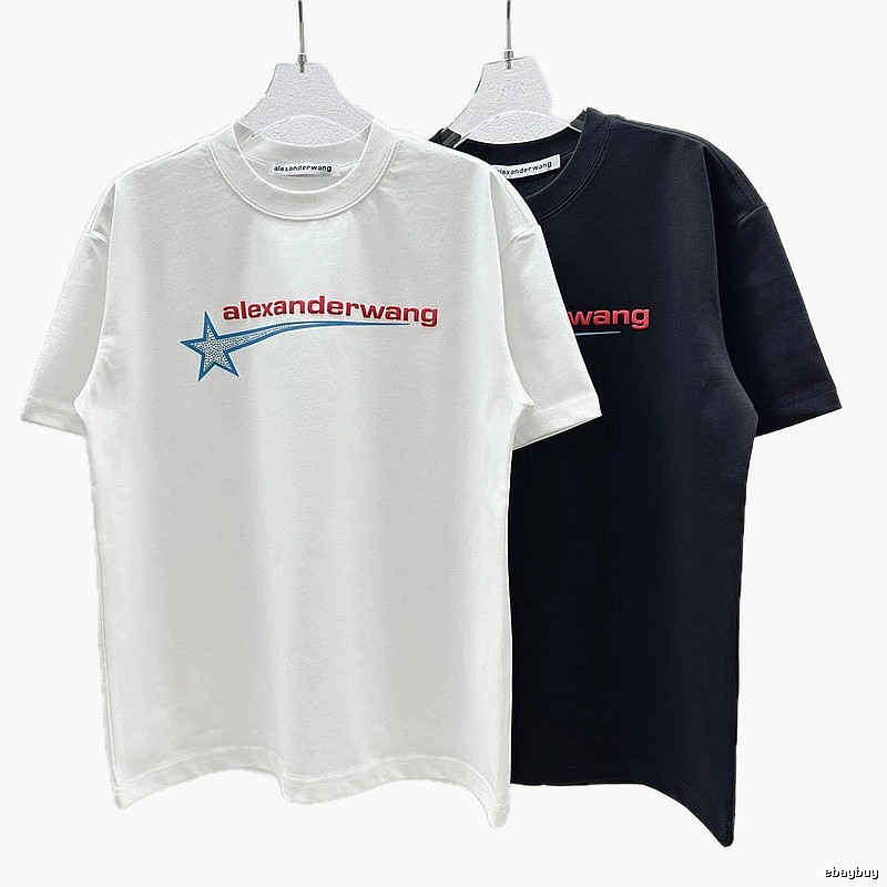 Alexander Wang Meteor Print Street Style White T-Shirt