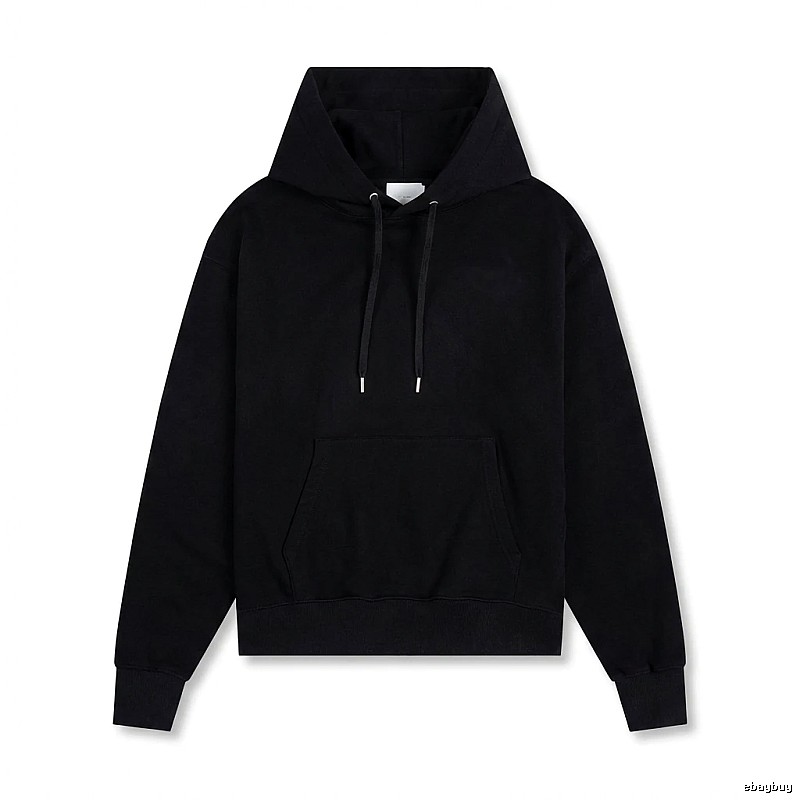 AMI Basic Style Simple Black Hoodie