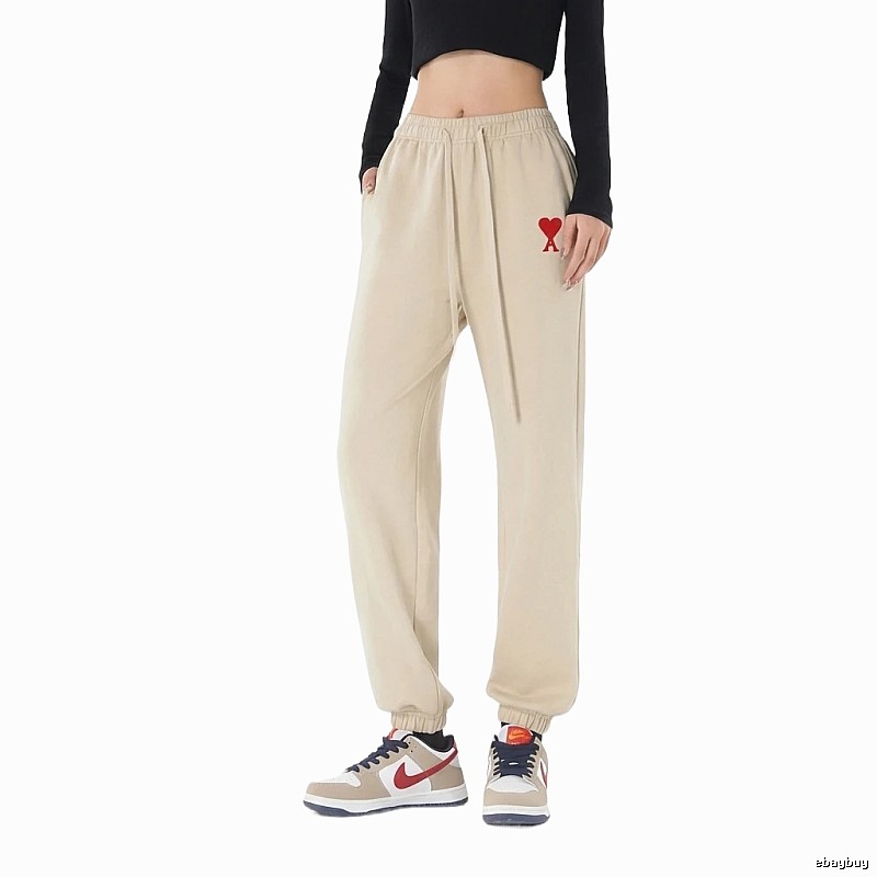 AMI Love Leisure Style Off-white Pants