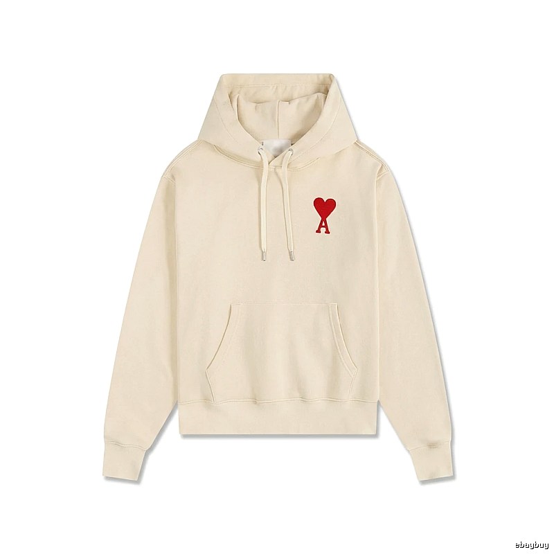 AMI Love Pattern Beige Sweatshirt