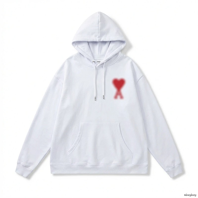 AMI Love Print Hoodie