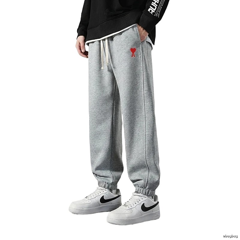 AMI Love Series Casual Gray Sweatpants