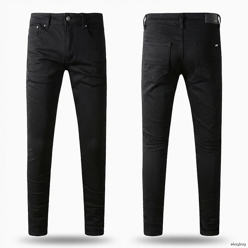 AMI Love Series Trendy and Cool Style Black Jeans