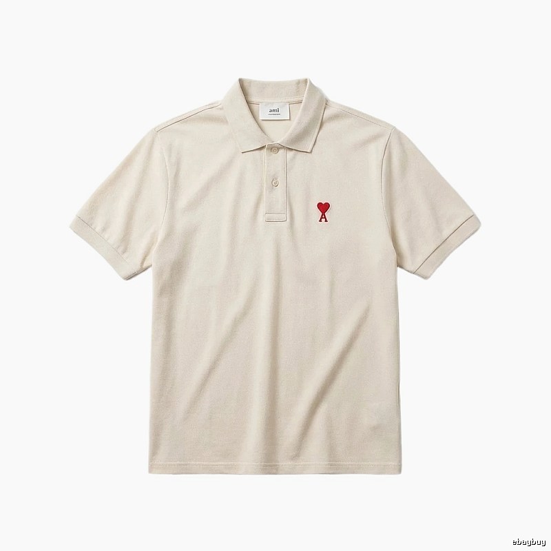 Ami Love Simple Style Polo Shirt