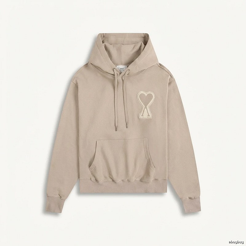 AMI Love Trend Brand Beige Sweatshirt