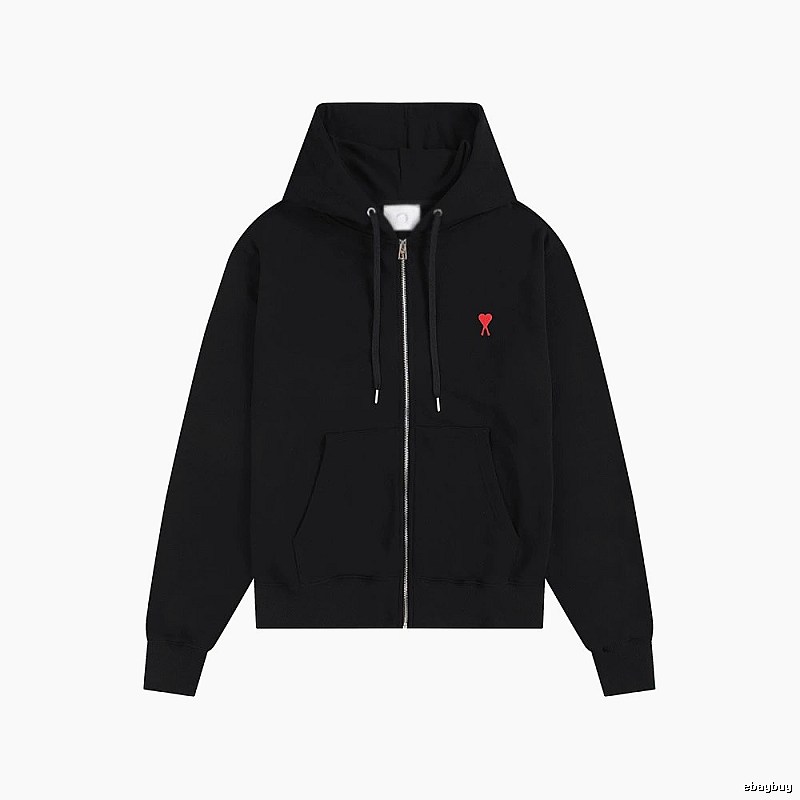 AMI Love Trend Brand Black Hoodie