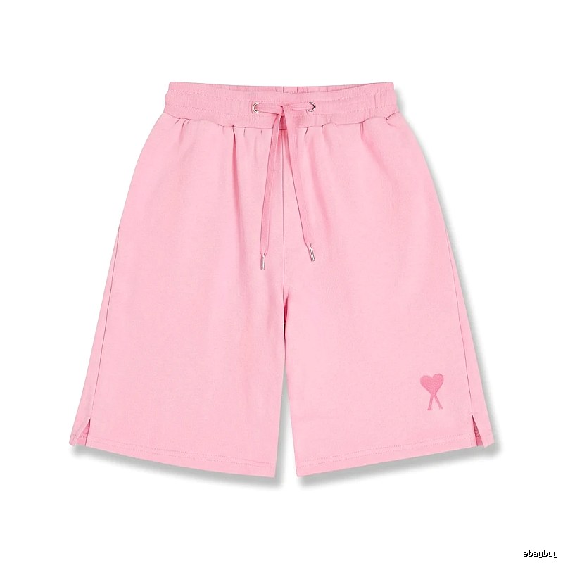 AMI pink shorts in a cute and casual style