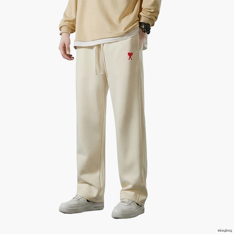 AMI&Easy Casual Style Beige Pants