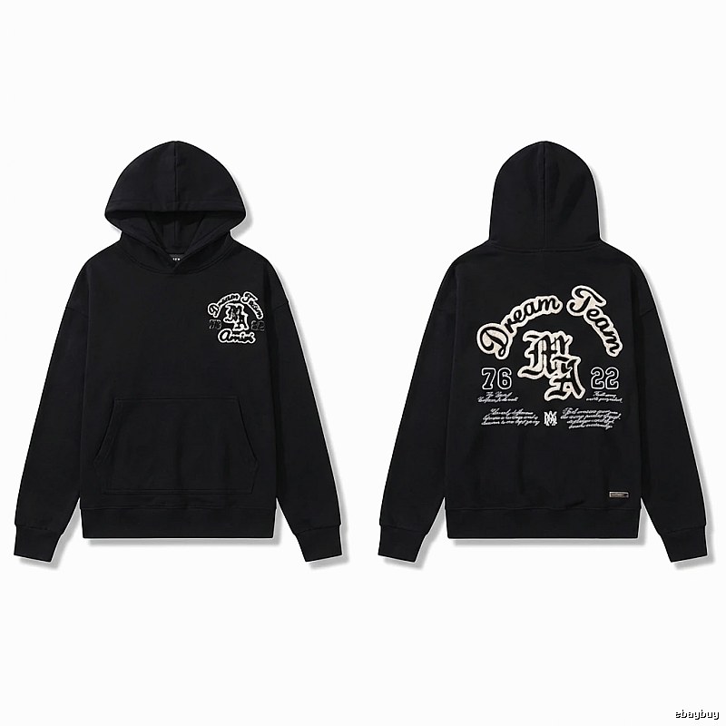 AMIRI Black Retro Hoodie