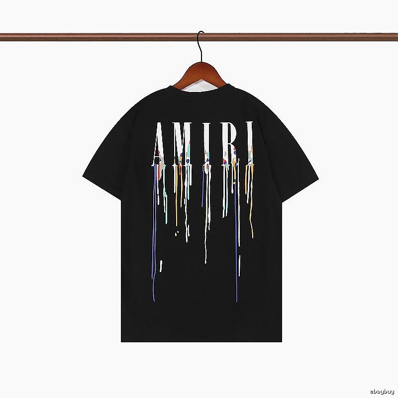 Amiri Compact Graphic T-shirt White Blue Amiri for Smart Casual Looks