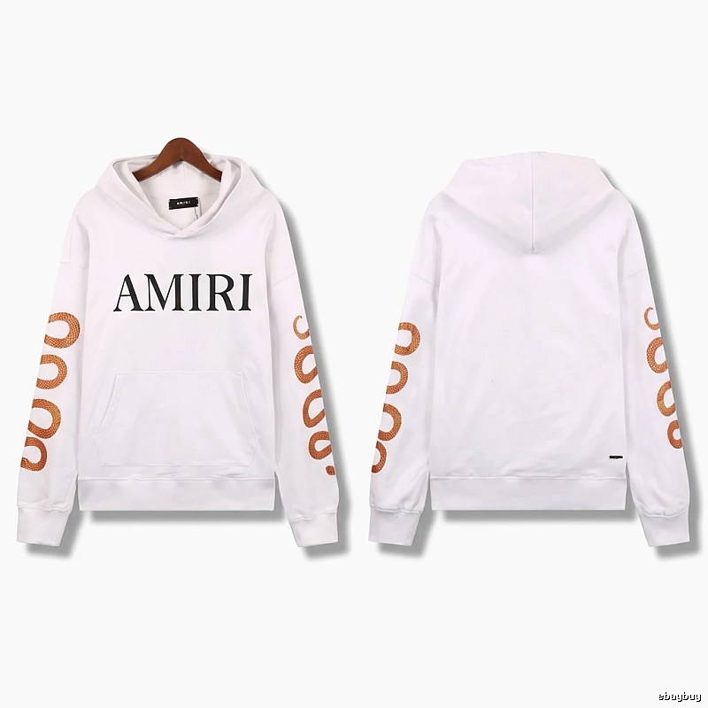 AMIRI letter - printed white sweatshirt
