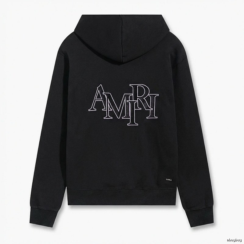 AMIRI letter-style black sweatshirt