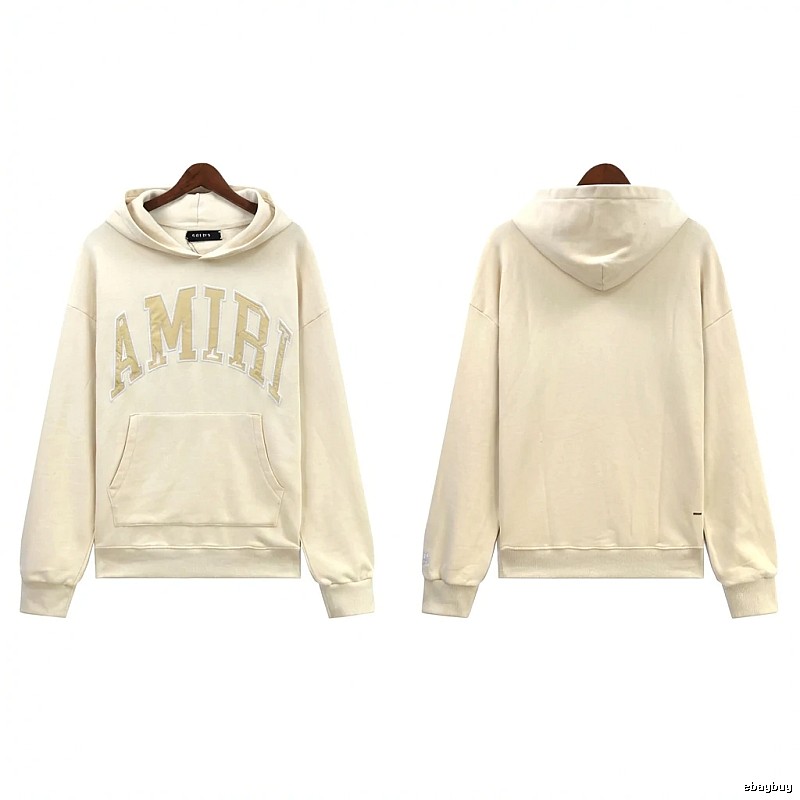 AMIRI Letter Style Off-white Hoodie
