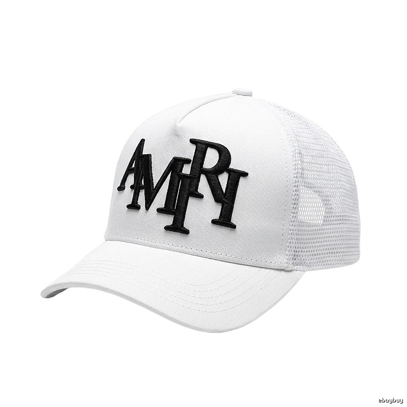 AMIRI Letter Style White Cap