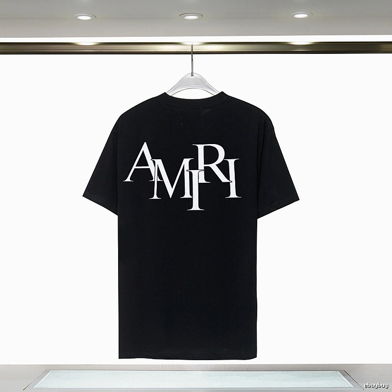 Amiri Premium Style Graphic T-shirt White Blue Amiri for Minimal Outfits
