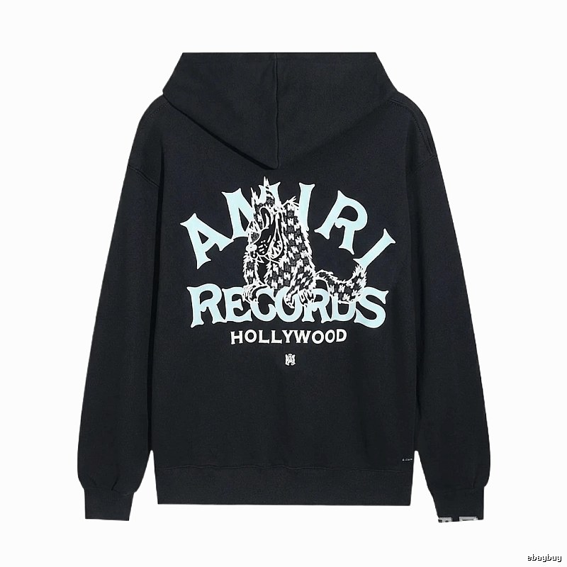 AMIRI Records Black Tide Cool Sweatshirt