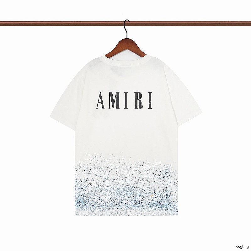 Amiri Relaxed Graphic T-shirt White Blue Amiri with Designer-Inspired Detail