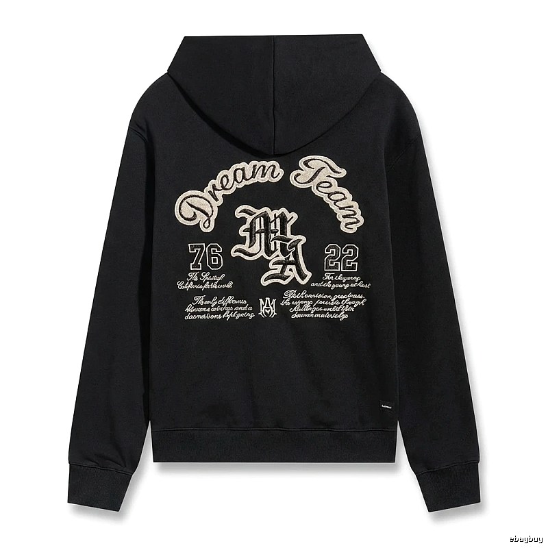 AMIRI Retro Style Black Hoodie