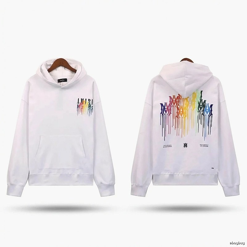 AMIRI Splatter White Hoodie