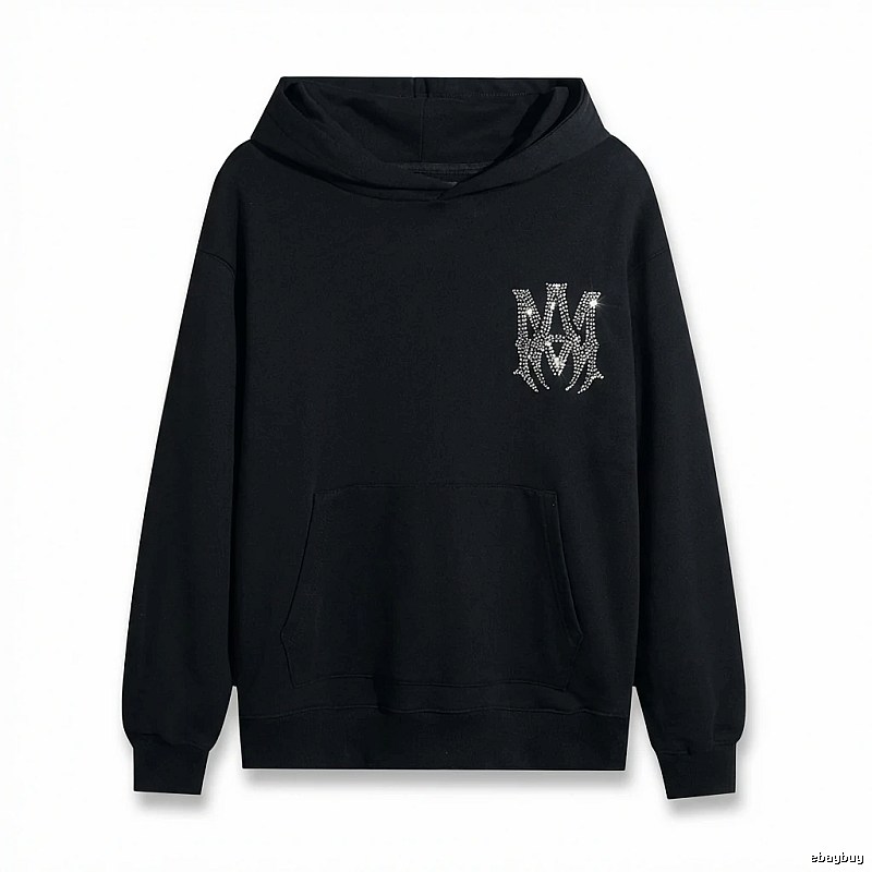 AMIRI's trendy and cool black hoodie