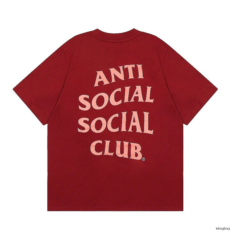 Anti Social Social Club Travel Logo T-shirt Black Orange Anti with Modern Look