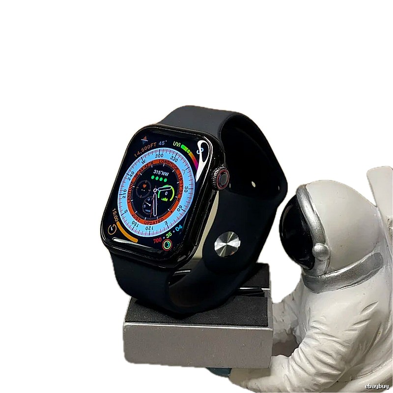 Apple Watch with Black Sport Band