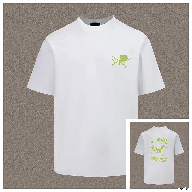 Arc'teryx Bone Logo Outdoor Streetwear Style White Short-sleeve T-shirt