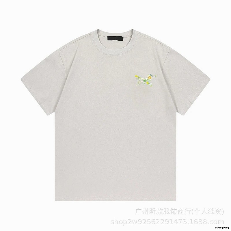Arc'teryx Casual Light Grey Floral Short-sleeve T-shirt