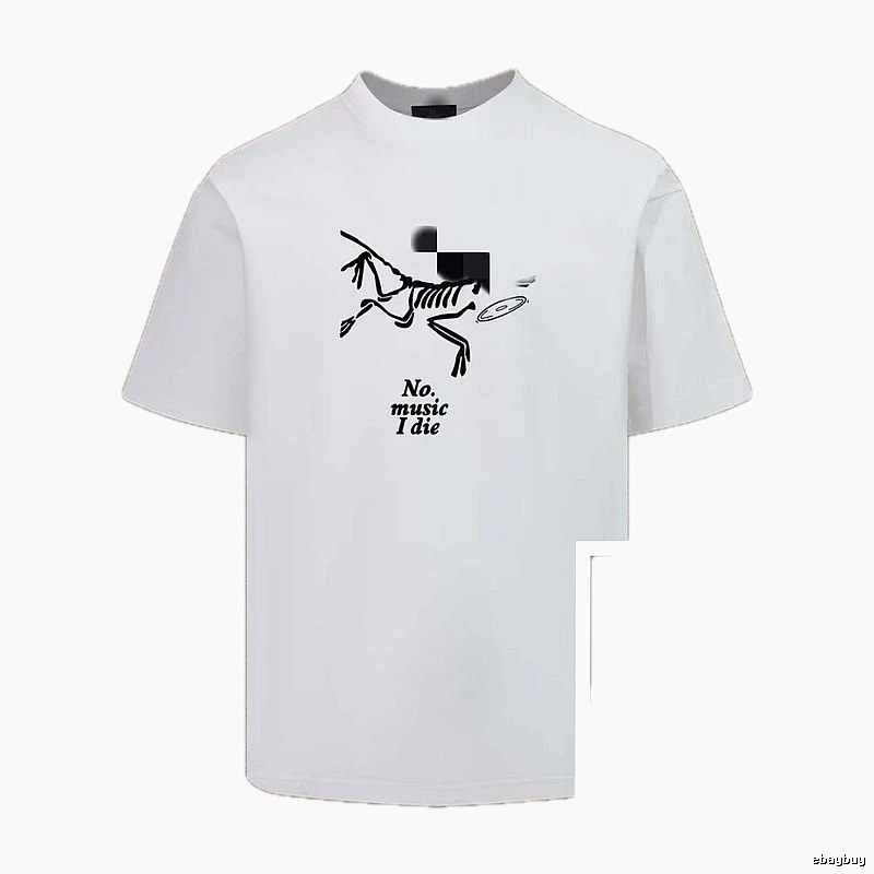 Arc'teryx Skull Print Trendy Cool Style White T-Shirt