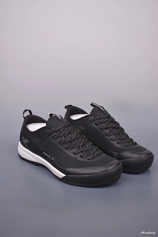 Arc'teryx Trail Sneakers with Technical Upper in Black and White