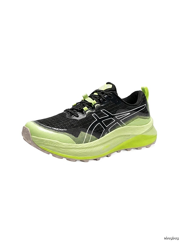 ASICS Off-Road Black and Green Sports Shoes