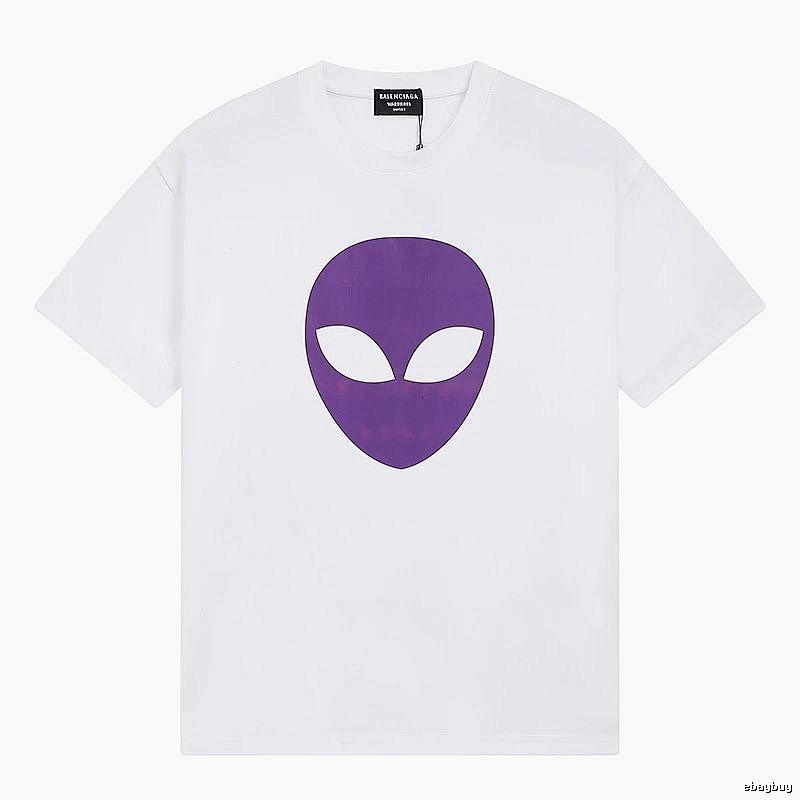 Balenciaga Alien Print White T-shirt