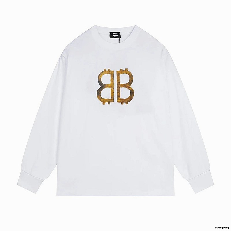 Balenciaga BB Print White T-shirt