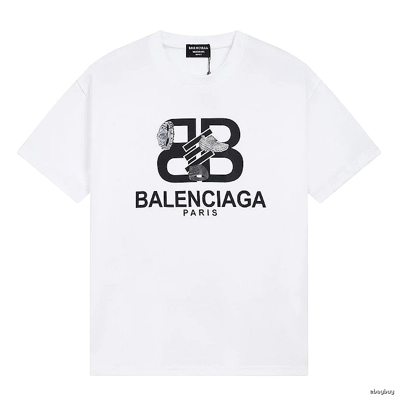 Balenciaga BB Series Simple White T-shirt