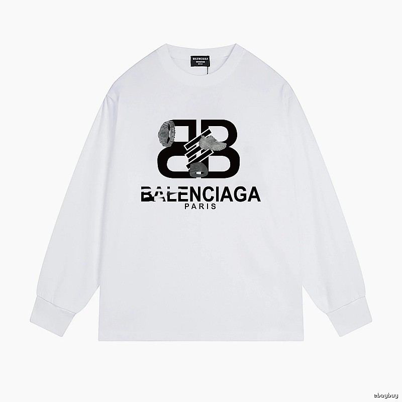 Balenciaga BB Series Simple White T-shirt