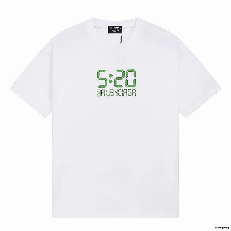 Balenciaga digital-style white T-shirt