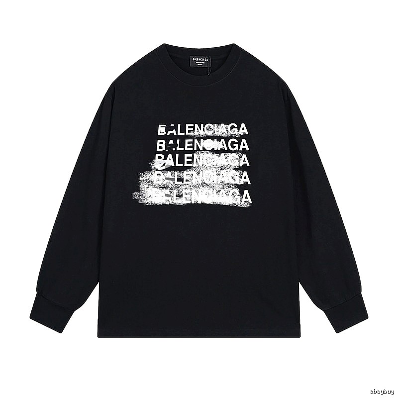 Balenciaga graffiti-style black T-shirt