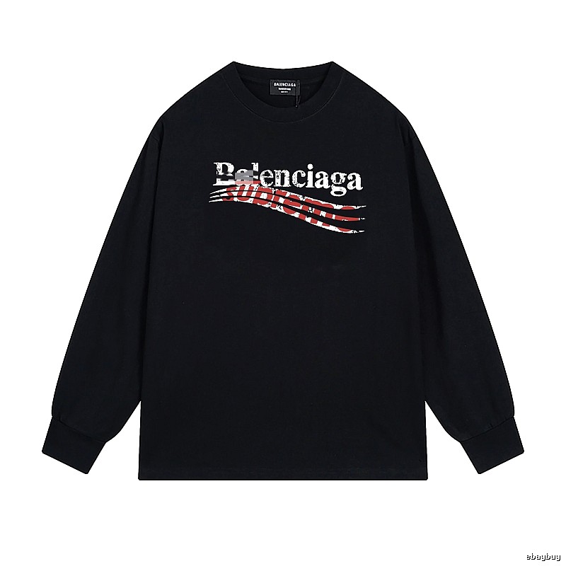 Balenciaga graffiti-style black T-shirt