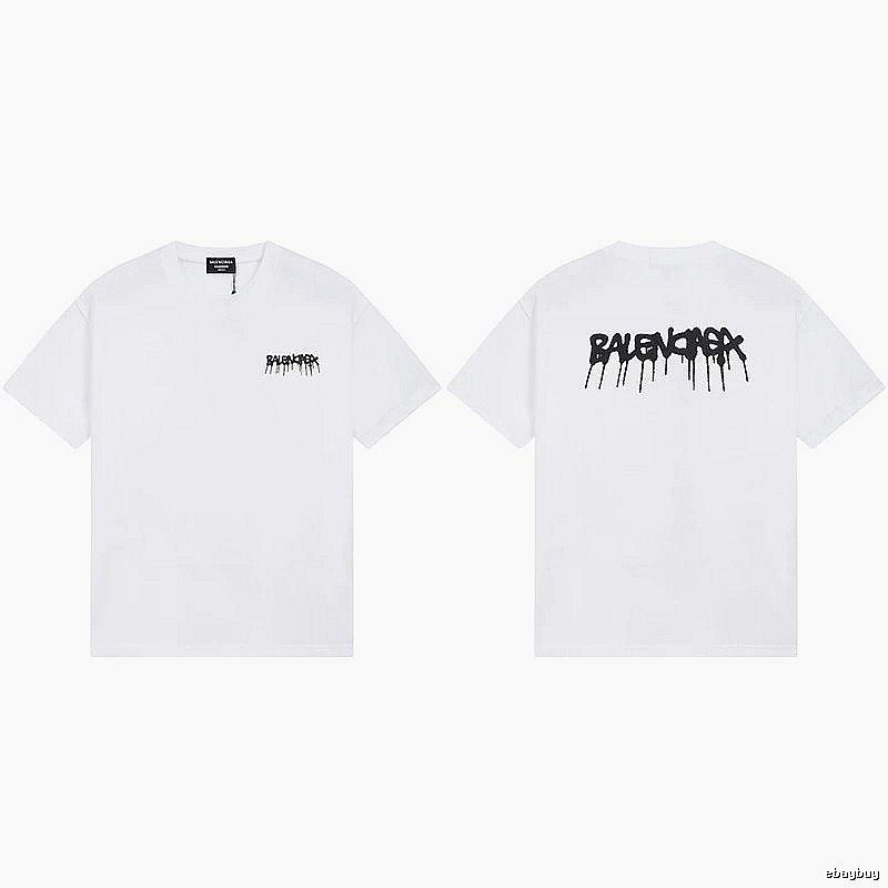 Balenciaga Graffiti Style White T-shirt