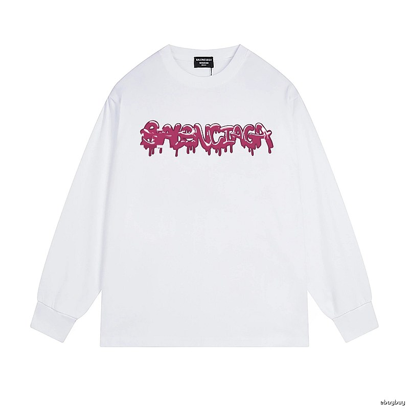 Balenciaga graffiti-style white T-shirt