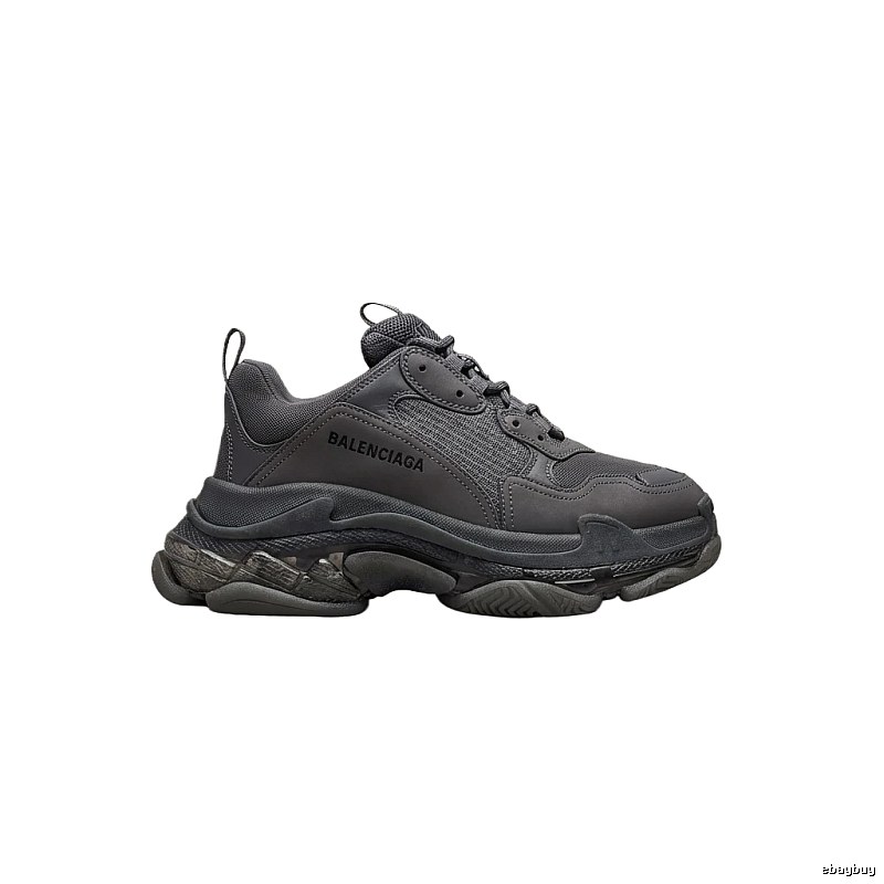 Balenciaga retro black and grey sports shoes