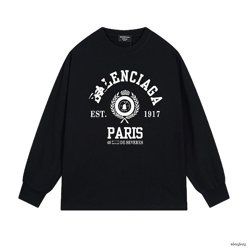 Balenciaga retro black long-sleeve