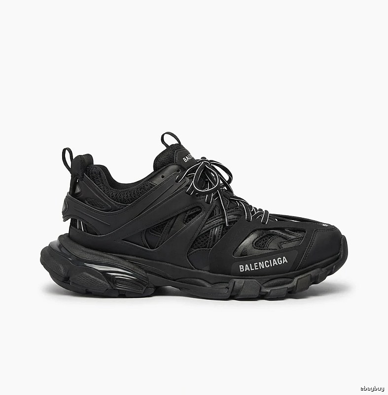 Balenciaga retro-style black shoes
