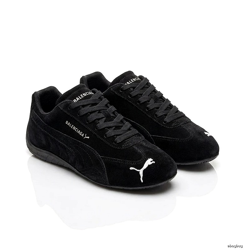 Balenciaga retro-style black shoes