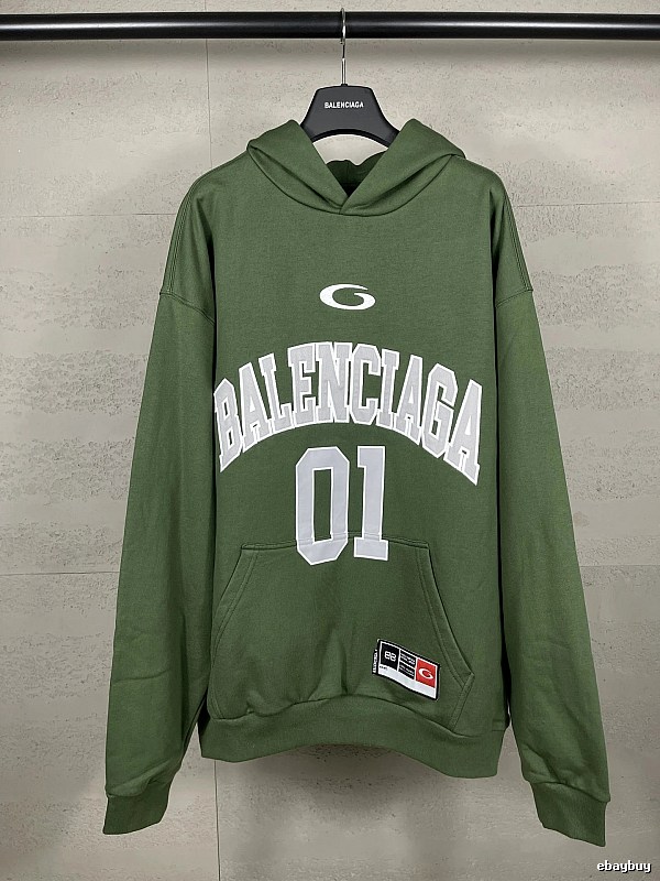 Balenciaga sporty green sweatshirt
